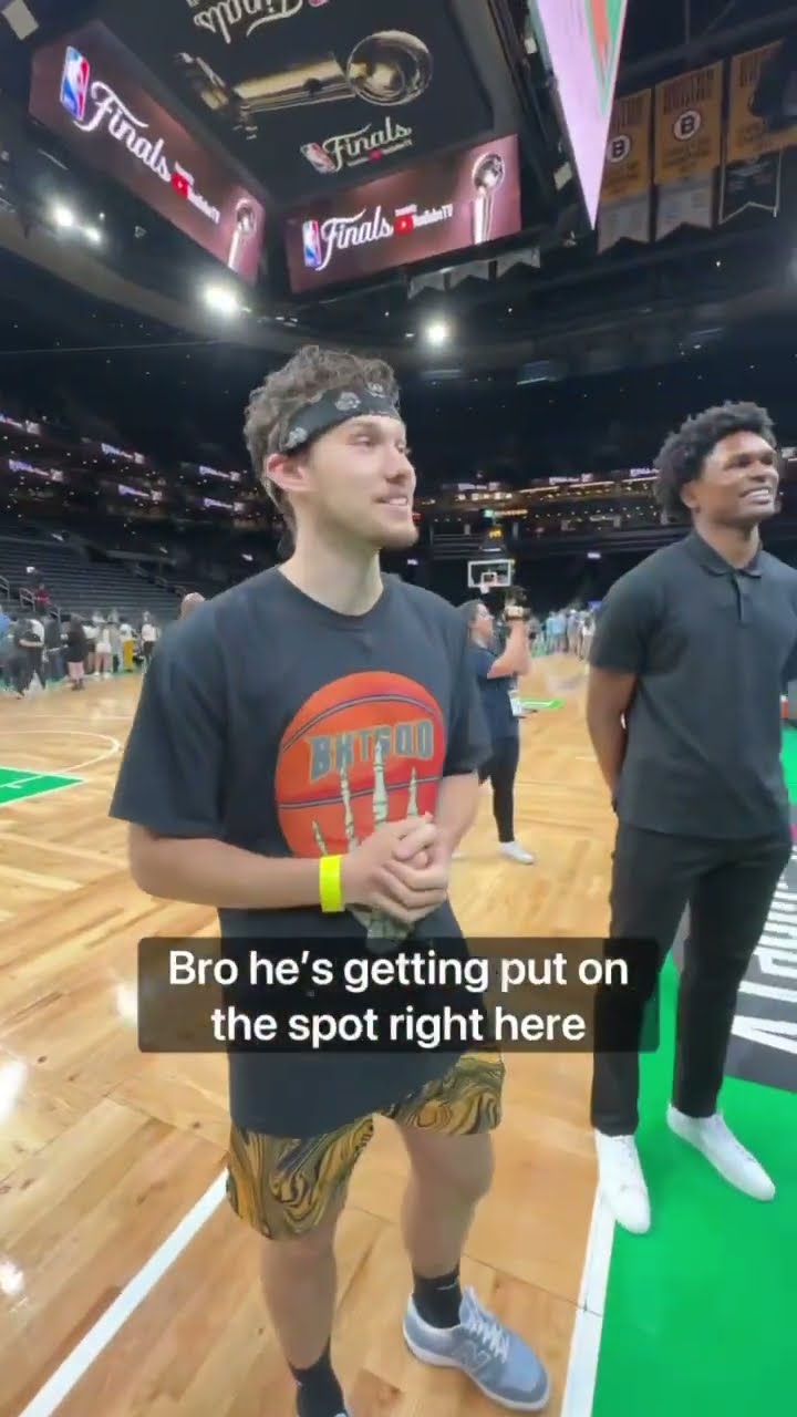 Jesser asks Celtics players to tell the Thompson twins apart at 2024 NBA finals Media Day