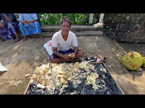 Видео: Покупаю Джек фрукт, Шри Ланка, Галле в апреле / Buyng Jack fruit in Sri Lanka Galle in April