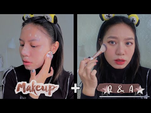 Makeup + Q&A | Làm thế nào để trở nên tự tin ( béo phì, kém cỏi, bị mụn,... ) | Sweetpea 🌙