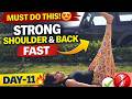 Everyone Should Do This! 😍 | Day 11 Postnatal Yoga 🤰 Back & Shoulder Strength 💪 | Relieve Pain Fast