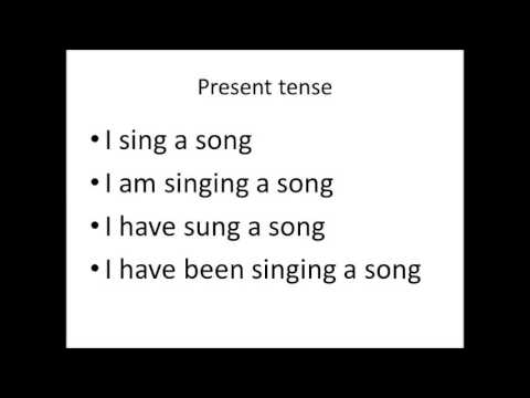 Learning 16 Tenses Via Singing A Song Along With Song Lyrics