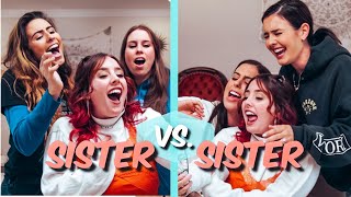 Sister vs Sister Karaoke Harmonizing Challenge