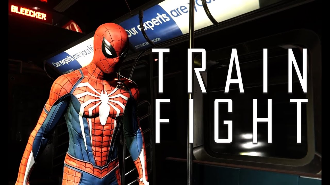 Spider-Man vs Li a Badass Train Fight - HD - Pixel Junkie