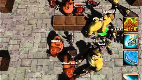 Unity 4 Mecanim Animator+PathFinder+NGUI Test #16