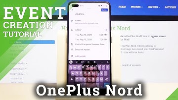 How to Add Event to Calendar in OnePlus Nord – Reminder Settings