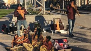 RELAXING NATIVE AMERICAN FLUTE MUSIC, STREET PERFORMERS HD