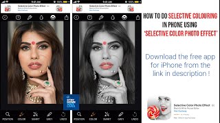 How to do selective colouring in phone using 'Selective Color Photo Effect' screenshot 2