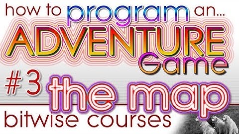 Learn to Program an Adventure Game - 3: how to create a map