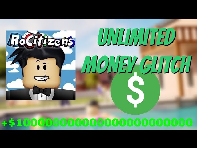 Rocitizens Money Glitch Unlimited Money Youtube - roblox rocitizens money glitch tv