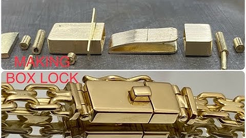 DIY HOW TO MAKE BOX CLAPS -MAKING BOX LOCK [ KARLOFT ]