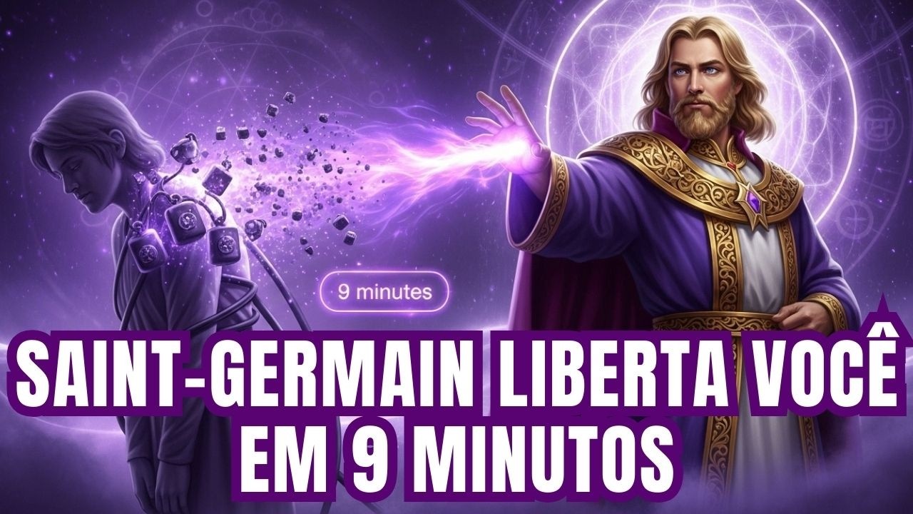 SAINT-GERMAIN REVELA O RITUAL DE 9 MINUTOS QUE REMOVE PESOS QUE VOCÊ CARREGA SEM SABER