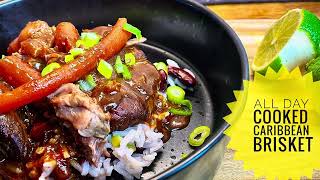 Caribbean Slow Cooked Beef Recipe | SO Tasty!!!!! | #beefbrisket