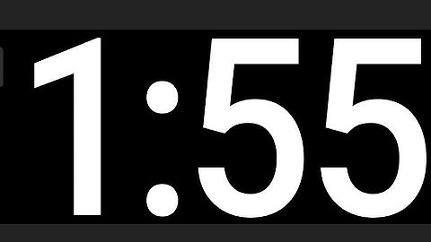 1 Minute 55 second Timer