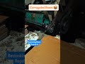 Corrugated box die cutting process 📦