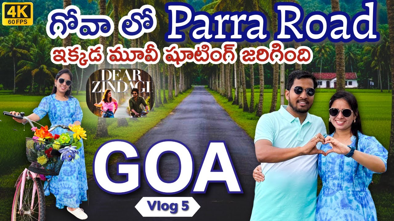 Parra Road Goa | Dear Zindagi Shooting Spot Goa | Best Places to Visit in Goa | Goa trip in Telugu