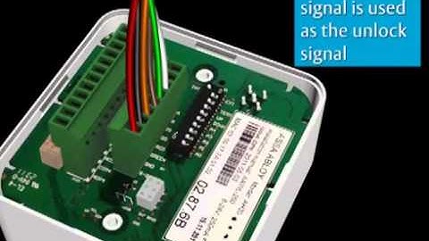 Aperio wiegand хаб установка