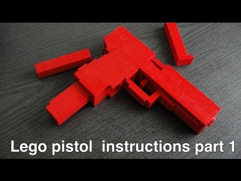 Lego pistol instructions part 1 of 2