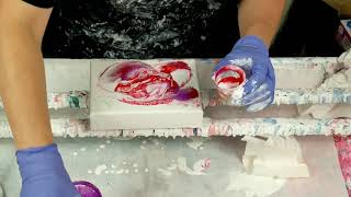(587) Can one use a fork for fluid painting Let's find out!