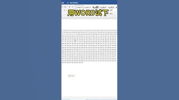 WORD技巧：PDF快速转EXCEL表格