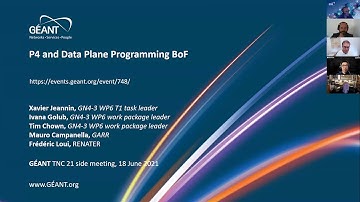 TNC21 Side Meeting - P4 and Data Plane Programming