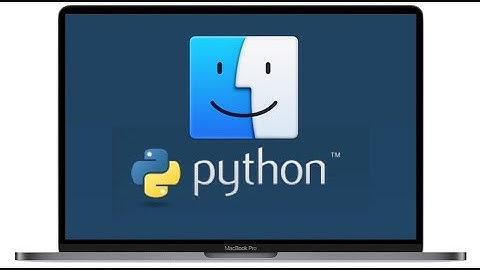 How to install Python 3 on a MAC machine
