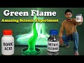 विज्ञान का जादू | Amazing Sciense Experiment | We Made Green Flame at home |
