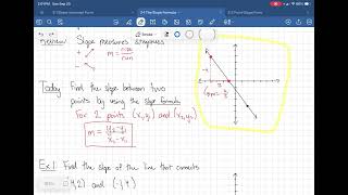 Linear Equations: The Slope Formula  |  Algebra 1 News