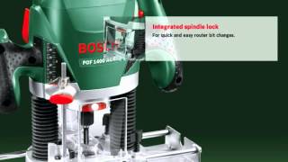 Features Of: The Bosch POF 1400 ACE Router