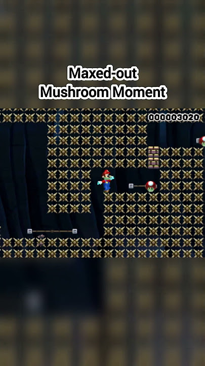Peak Mushroom Performance in Mario  #newsupermariobros #mariogame #mariomaker