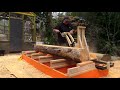 100 Dollar Portable Sawmill | chainsaw Mill | DIY