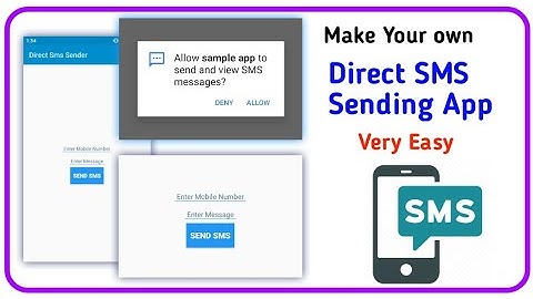 How to Make Direct SMS sending app in sketchware