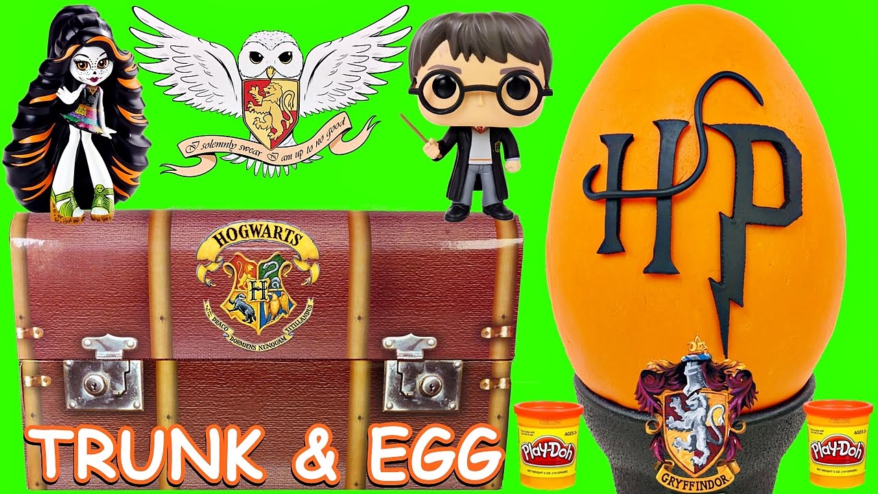 ⁣GIANT HARRY POTTER PLAY DOH SURPRISE EGG plus Hogwarts Surprise Trunk