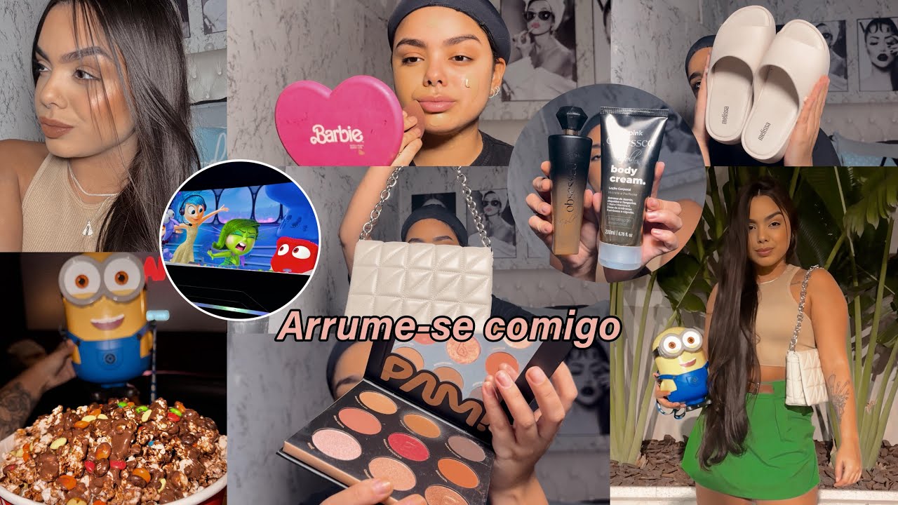 ARRUME-SE COMIGO PARA SAIR- make, look e cabelo ✨🤌🏻 #arrumesecomigo #searrumecomigo