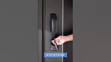 3D Real-time Intercom Face Recognition Digital Door Lock With Camera