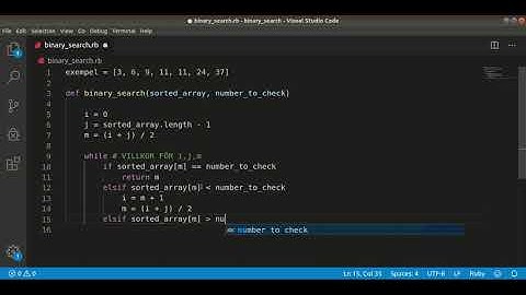 Binary search i Ruby