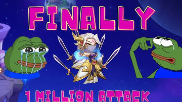 IDLE HEROES - FINALLY REACHED 1 MILLION ATTACK WITH SFX / TESTING IN REALMS GATE