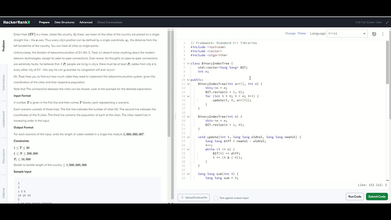 hackerrank Direct Connections C++ - YouTube