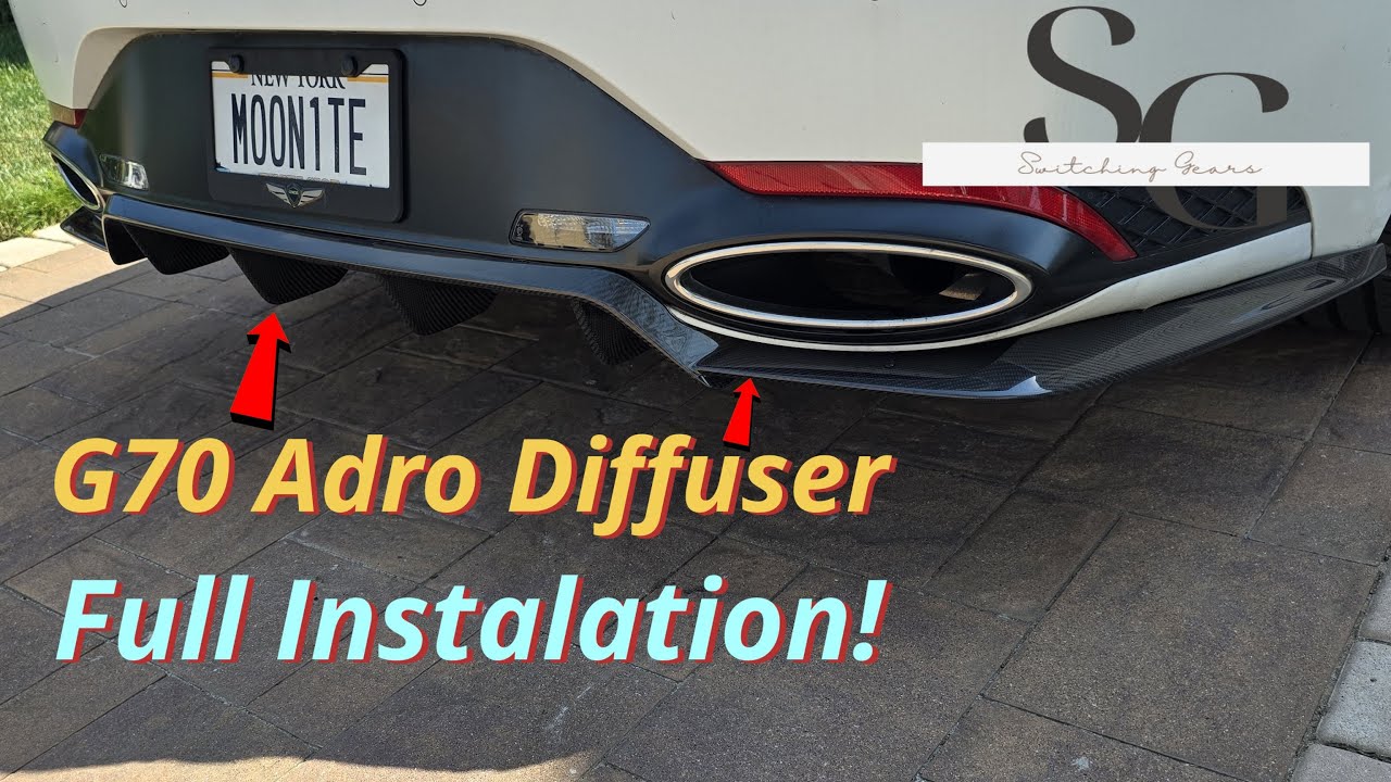 Adro Carbon Fiber Kit PT 3: Diffuser - YouTube