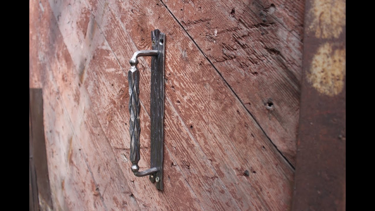 Blacksmithing. Forging a Door Handle