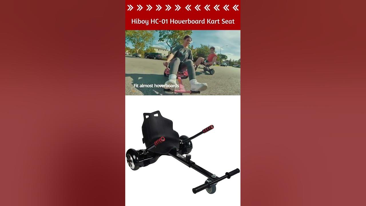 Hiboy HC 01 Hoverboard Kart Seat, Two Wheel Self Balancing Scooter