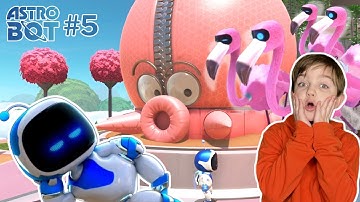 ASTRO BOT Rescues His Friends in SKY GARDEN | Gameplay with Ima and Jessy #5