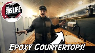 Truck Conversion Epoxy Countertops! by The Bus Life 909 views 2 months ago 10 minutes, 19 seconds