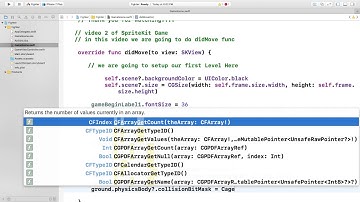 SpriteKit Game Video Part 2 (Xcode 8)