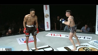 MMA Fighter Dancing into A Knockout