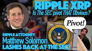 Critical Of Secs New Tactics Matt Solomon Lashes Back 3 Things Ripple Xrp On Track To Win Case