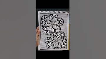 No blank pages part 58 #SoftLineStudio #ytshort #trending #doodleart #mandelaart #zentangle