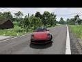High-speed highway in the mountains. BeamNG.drive #1
