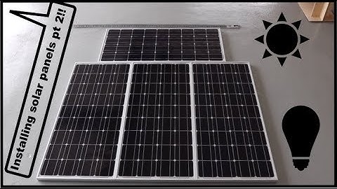 Bus conversion! Installing solar panels pt 2! Getting the panels together and on the bus!