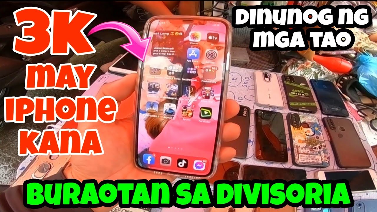 BURAOTAN SA DIVISORIA DINUMOG NA NAMAN/3K LANG MAY IPHONE KANA JACKPOT NA NAMAN SA MGA CELLPHONE