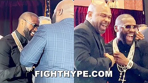 FLOYD MAYWEATHER GIVES JAMES TONEY SHOULDER ROLL H...